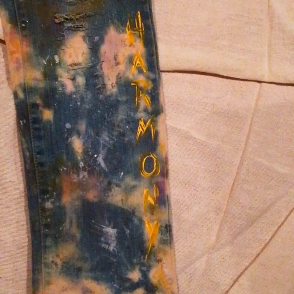 Handmade Colorful Jeans - Picture 2 of 5